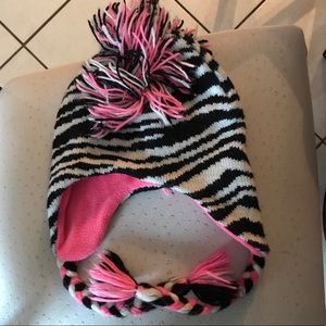 Zebra head warmer